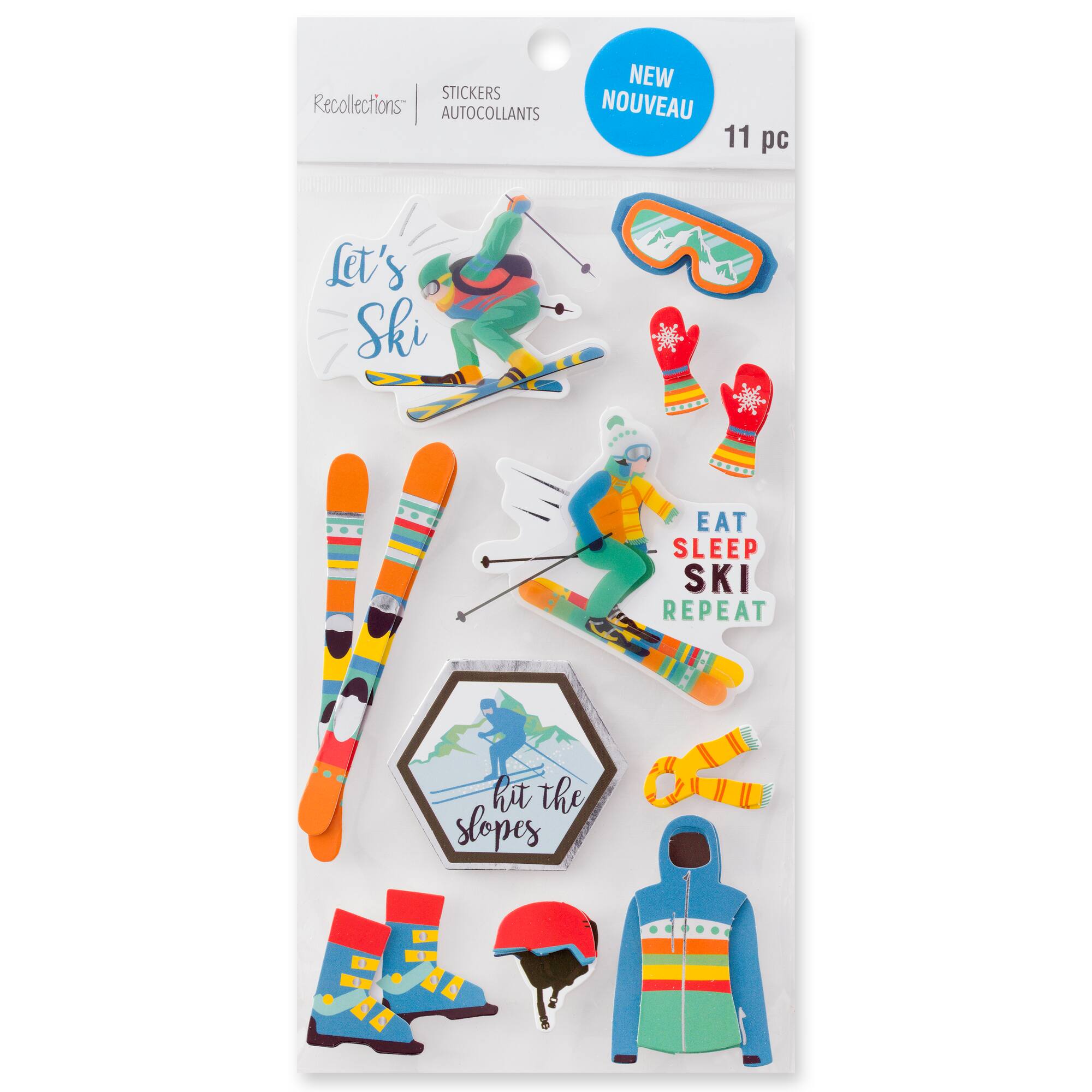Let's Ski Stickers by Recollections™